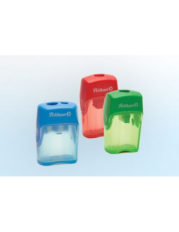 SACAPUNTAS PELIKAN V-BLADE 2 ORIFICIOS C/12PZ         X/6