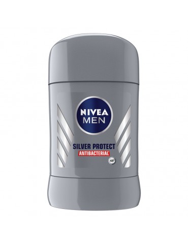 DESOD. NIVEA STICK SILVER PROTECT MEN 50GR      X/12