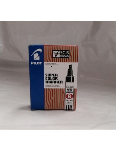 MARCADOR PILOT MARKER BROAD AZUL C/12PZ 44400