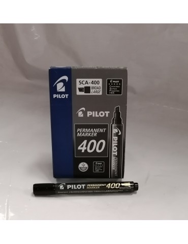 MARCADOR PILOT MARKER 400 NEGRO C/12PZ SCA-400-B