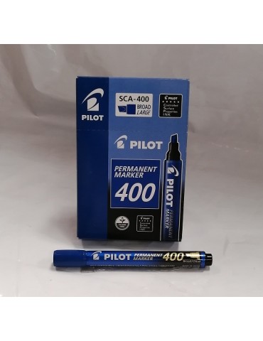 MARCADOR PILOT MARKER 400 AZUL C/12PZ SCA-400-L
