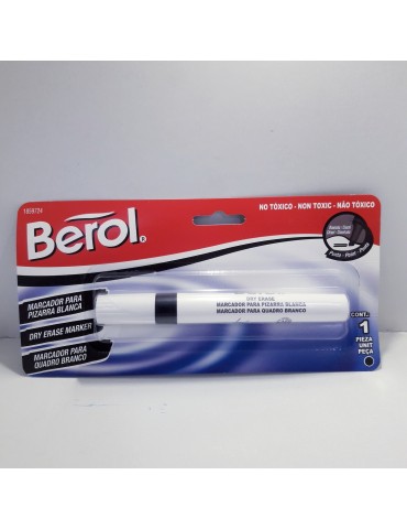 MARCADOR BEROL P/PINTARRON NEGRO BLC/1PZA     X/36