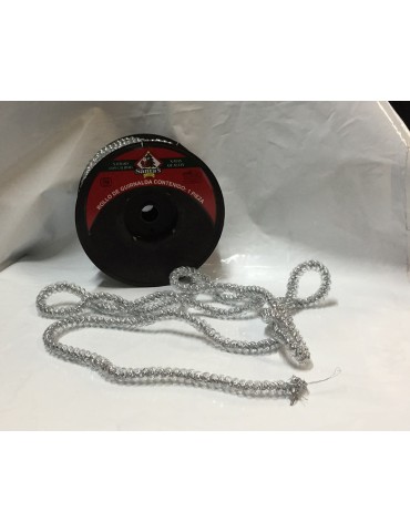 CORDEL JANEL METAL DOBLE  15 PLATA 20 MTS      X/24