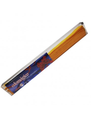 MOÑO CELOMAGICO MEDIANO MATE AMARILLO INTENSO C/50PZ     X/20