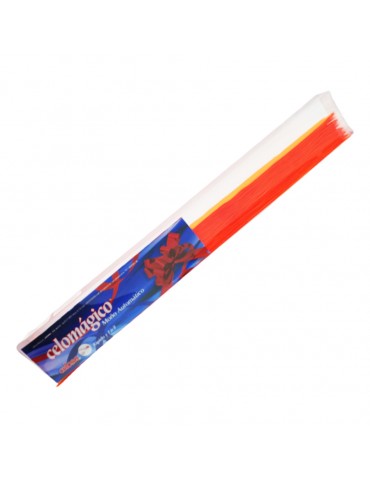 MOÑO CELOMAGICO MEDIANO MATE NEON NARANJA C/50PZ     X/20
