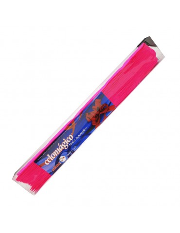 MOÑO CELOMAGICO MEDIANO MATE NEON SOLFERINO C/50PZ     X/20