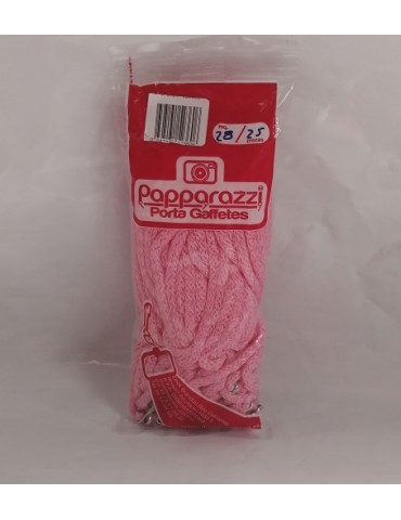 CORDON PAPARAZZI MACRAME ROSA PASTEL C/25PZ