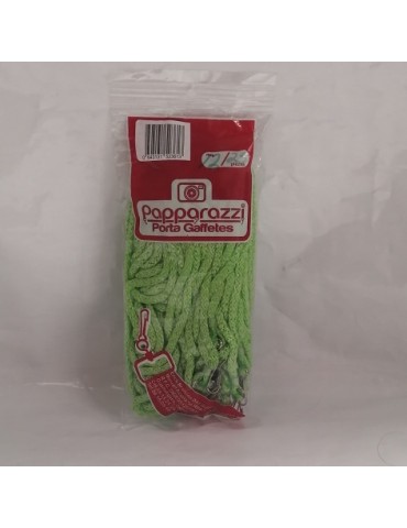 CORDON PAPARAZZI MACRAME VERDE NEON C/25PZ