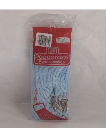 CORDON PAPARAZZI MACRAME AZUL CIELO C/25PZ