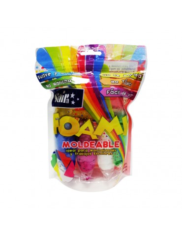 FOAMI MOLDEABLE SAIRA C/6COL 60GRS    X/200 ***