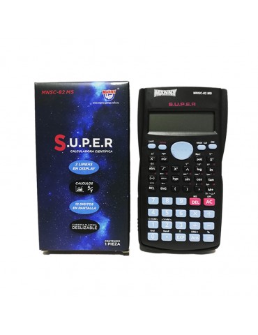 CALCULADORA MANNY CIENTIFICA MNSC82MS     X/100
