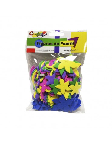 FIGURAS ADH.FOAMI CONFETTI FLORES 20GRS BOLSAS 1019