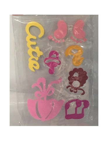 FIGURAS ADH.FOAMI CONFETTI MI BEBE 20GRS BOLSAS 2017