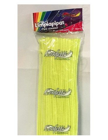 LIMPIA PIPAS CONFETTI MANGO 112 C/100PZ