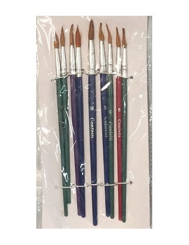 PINCEL ESCOLAR CONFETTI SET-LINER C/9PZ 8017     X/24