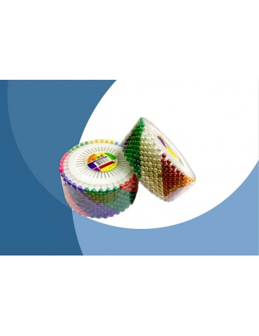 ALFILER ROSETA CONFETTI COLORES C/12PZ     X/120
