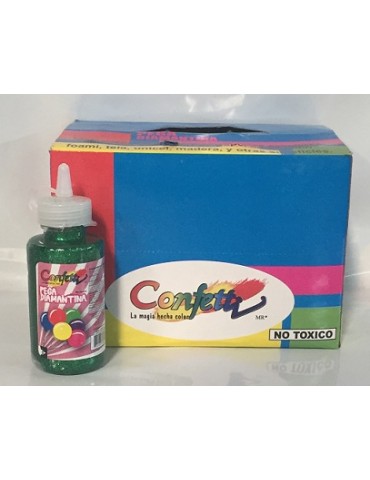 PEGADIAMANTINA CONFETTI VERDE 60ML 804