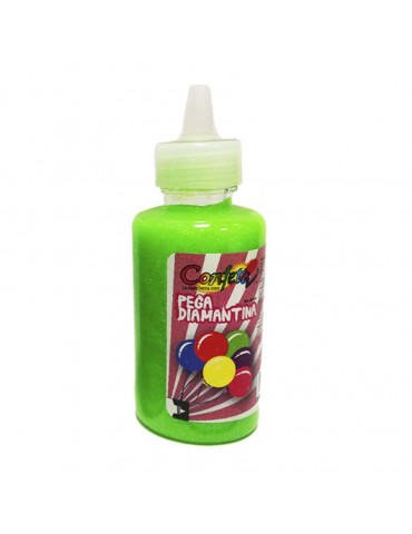 PEGADIAMANTINA CONFETTI VERDE HOJA 60ML 842