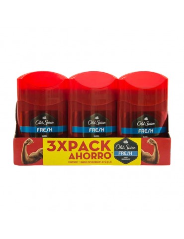 DESOD.OLD SPICE BARRA FRESH C/3PZ      X/4