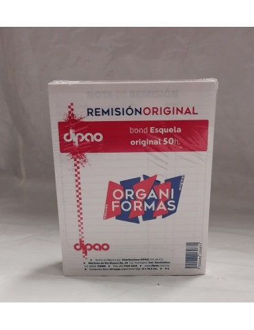 BLOCK REMISION DIPAO ESQUELA MAX ORIGINAL F-7 X/150