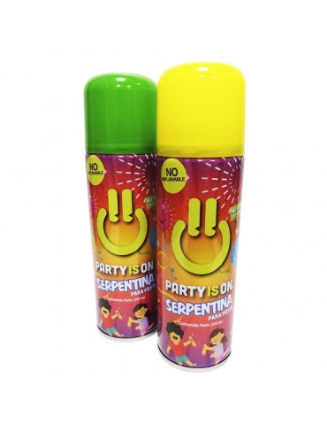 SERPENTINA P/FIESTA PARTY IS ON 250ML       X/24