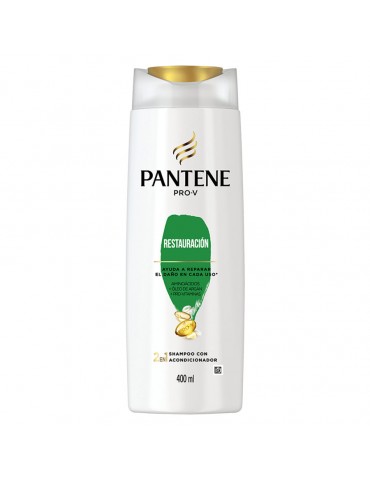 SHAMPOO PANTENE RESTAURACION 2-1 400ML        X/12