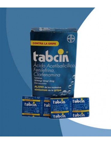 TABCIN EFERVECENTE GRIPE AZUL C/60PZ     X/36