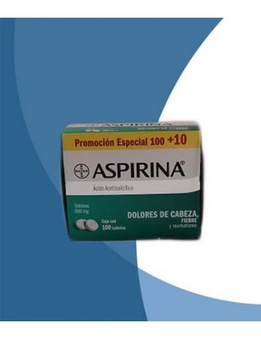 ASPIRINA 500MG C/100  X/80 ***