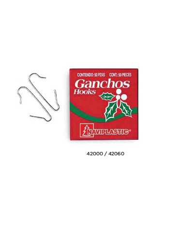 GANCHOS P/ESFERA NAVIPLASTIC C/50PZ      X/144