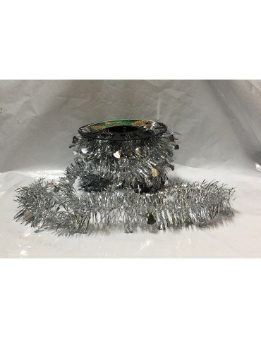 ESCARCHA NAVIPLASTIC 5333-02 CAMPANAS PLATA 20MTS       X/12