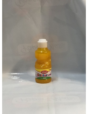 PINTURA DIGITAL VINCI GLITTER AMARILLO 237ML 22795      X/6