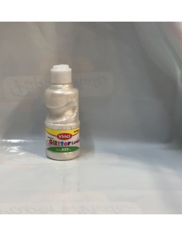 PINTURA DIGITAL VINCI GLITTER BLANCO 237ML 22797     X/6