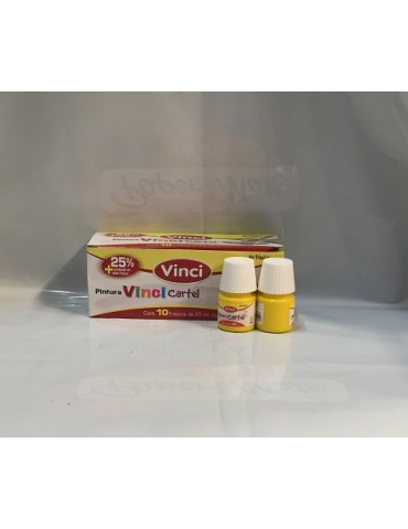 PINTURA VINCI AMARILLO/LIMON 50 C/10PZ 2300    X/20