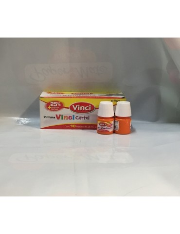 PINTURA VINCI AMARILLO/OBSCURO 52 C/10PZ 2302    X/20