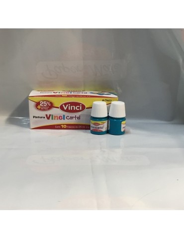 PINTURA VINCI AZUL/TURQUESA 65 C/10PZ 2305      X/20
