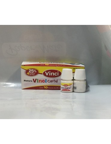 PINTURA VINCI BLANCO/LETREROS 72 C/10PZ 2341      X/20