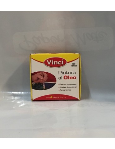 PINTURA VINCI OLEO LACA ESCARLATA 54 TUBO 8ML