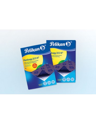 PAPEL CARBON PELIKAN 200H T/C AZUL   X/50