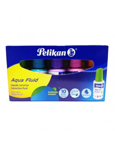 CORRECTOR PELIKAN AQUA FLUID COLOR C/10PZ  X/18***