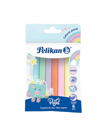 PELICRAYON PELIKAN JUMBO TRIANGULAR PASTEL C/6      X/130