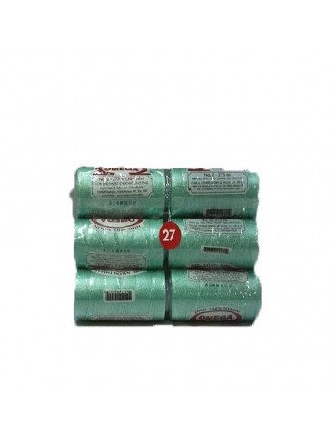 HILO NYLON OMEGA  27 VERDE AQUA