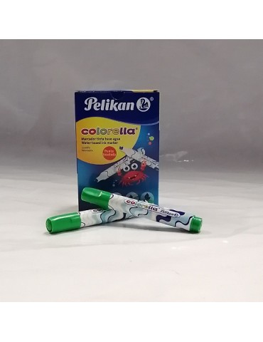 MARCADOR PELIKAN COLORELLA VERDE CLARO C/10     X/48