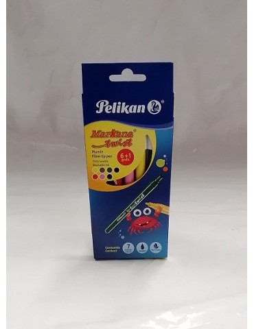 PLUMONES PELIKAN MARKANA TWIST C/6 SURT     X/48