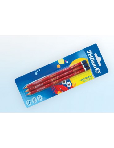 LAPIZ PELIKAN CHECADOR BL C/3PZ        X/100