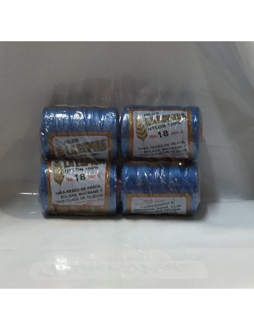 HILO NYLON ESPIGA AZUL 29 200GRS C/4PZ