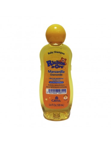 SHAMPOO GRISI RICITOS DE ORO MANZANILLA 100ML            X/36