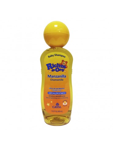 SHAMPOO GRISI RICITOS DE ORO 400ML      X/12