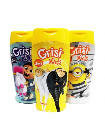 SHAMPOO GRISI KIDS MI VILLANO FAVORITO 300ML     X/12