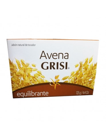 JABON GRISI AVENA 125 GRS      X/50