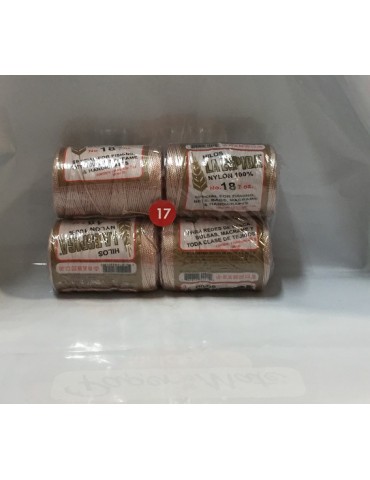 HILO NYLON ESPIGA CARNE 17 200GRS C/4PZ